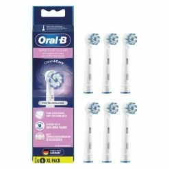 Sortie 🧨 Oral-B Brosses à Dents Adaptables Sensitive Clean 6er - Accessoires Soins Dentaires 🤩