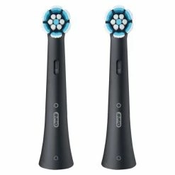 Sortie 😀 Oral-B IO Nettoyage Doux 2pcs Noir - Accessoires Soins Dentaires 😀