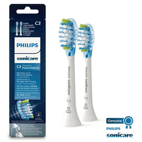 Budget 🎉 Philips Brosses De Remplacement C3 Premium Plaque Defence HX9042/17, 2 Pièces - Accessoires Soins Dentaires 🔔 1 Budget 🎉 Philips Brosses De Remplacement C3 Premium Plaque Defence HX9042/17, 2 Pièces - Accessoires Soins Dentaires 🔔