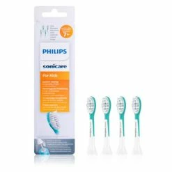 Coupon 🤩 Philips Brosses De Remplacement Pour Les Enfants à Partir De 7 Ans HX6044/33, 4 Pièces - Accessoires Soins Dentaires 🌟