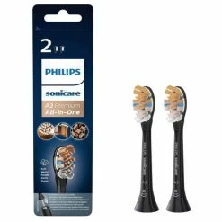 Nouveau 🛒 Philips Brosses De Remplacement A3 All-in-One Premium HX9092/11, 2 Pièces - Accessoires Soins Dentaires 👍