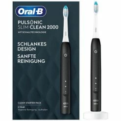 Acheter 👍 Oral-B Pulsonic Slim Clean 2000 Noir - Brosse à Dents à Ultrasons 🥰