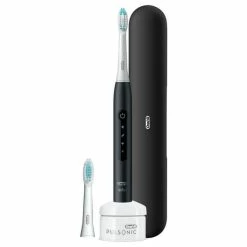 Le moins cher ❤️ Oral-B Pulsonic Slim Luxe 4500 Noir - Brosse à Dents à Ultrasons 🔔