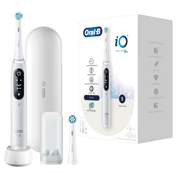 Budget 😀 Oral-B IO 6 + Sensitive Blanc - Brosse à Dents électrique 🔥 2 Budget 😀 Oral-B IO 6 + Sensitive Blanc - Brosse à Dents électrique 🔥 – Image 2