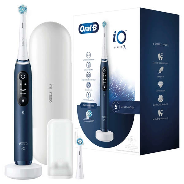 Meilleur prix 🔥 Oral-B IO 7 + Sensitive Bleu - Brosse à Dents électrique 🌟 2 Meilleur prix 🔥 Oral-B IO 7 + Sensitive Bleu - Brosse à Dents électrique 🌟 – Image 2