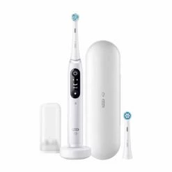 Le moins cher 🔥 Oral-B IO Series 8N White Alabaster JAS2 - Brosse à Dents électrique 👏