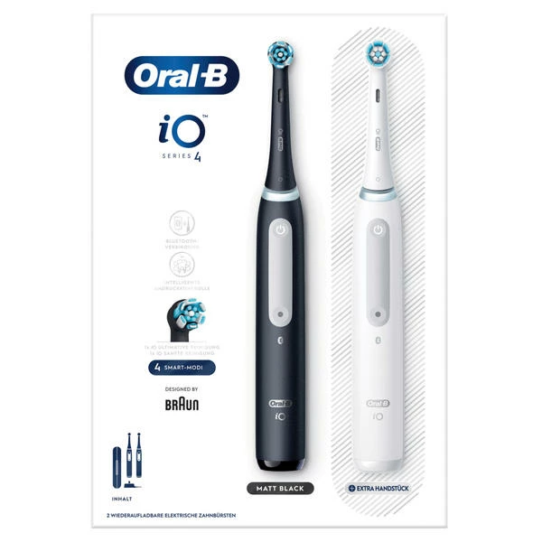 De gros 🥰 Oral-B IO 4 Double Pack - Brosse à Dents électrique 💯 2 De gros 🥰 Oral-B IO 4 Double Pack - Brosse à Dents électrique 💯 – Image 2