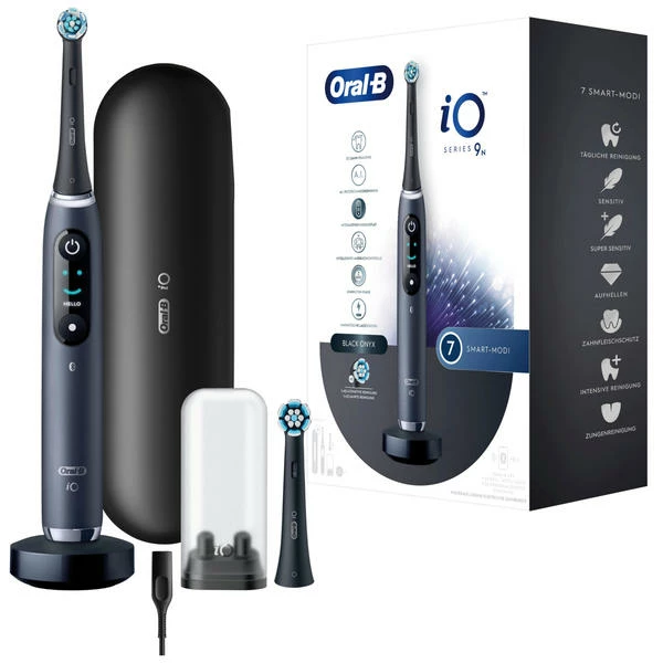 Budget 🤩 Oral-B IO 9 + Sensitive Noir - Brosse à Dents électrique 👏 2 Budget 🤩 Oral-B IO 9 + Sensitive Noir - Brosse à Dents électrique 👏 – Image 2