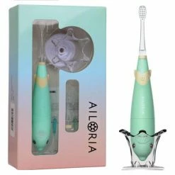 De gros 😀 Ailoria BUBBLE BRUSH Incl. 2x Têtes De Brosse Vertes - Brosse à Dents à Ultrasons 😉