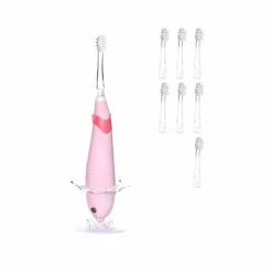 Meilleure affaire ⭐ Ailoria BUBBLE BRUSH Incl. 8x Têtes De Brosse Roses - Brosse à Dents à Ultrasons 😀