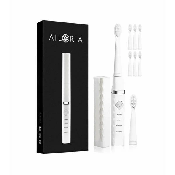 Meilleur prix 😍 Ailoria FLASH TRAVEL Incl. 8x Têtes De Brosse Blanches - Brosse à Dents à Ultrasons 🛒 1 Meilleur prix 😍 Ailoria FLASH TRAVEL Incl. 8x Têtes De Brosse Blanches - Brosse à Dents à Ultrasons 🛒