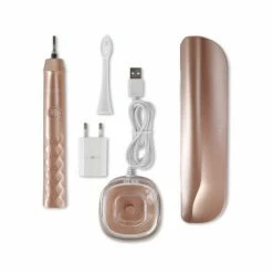 Acheter ⭐ Ailoria SHINE BRIGHT Avec 2 Têtes De Brosse Or Rose - Brosse à Dents à Ultrasons ✔️