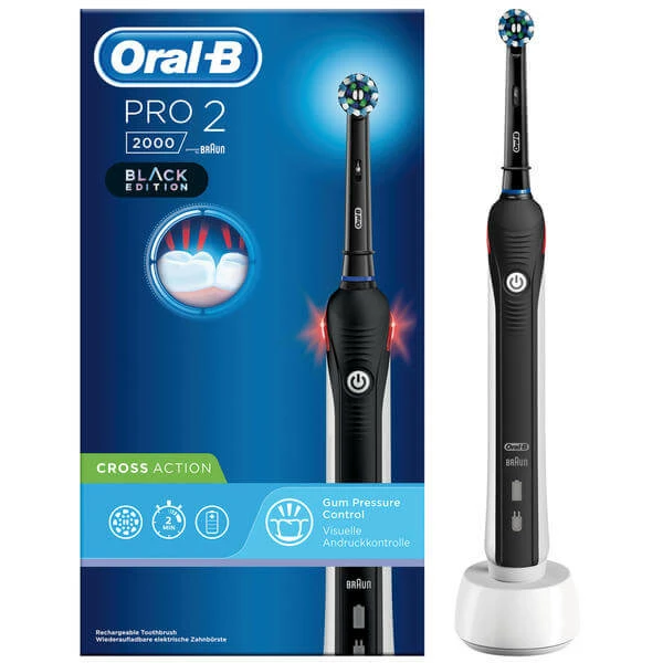 Grosses soldes 🔥 Oral-B PRO 2 2000 Black - Brosse à Dents électrique 😍 2 Grosses soldes 🔥 Oral-B PRO 2 2000 Black - Brosse à Dents électrique 😍 – Image 2