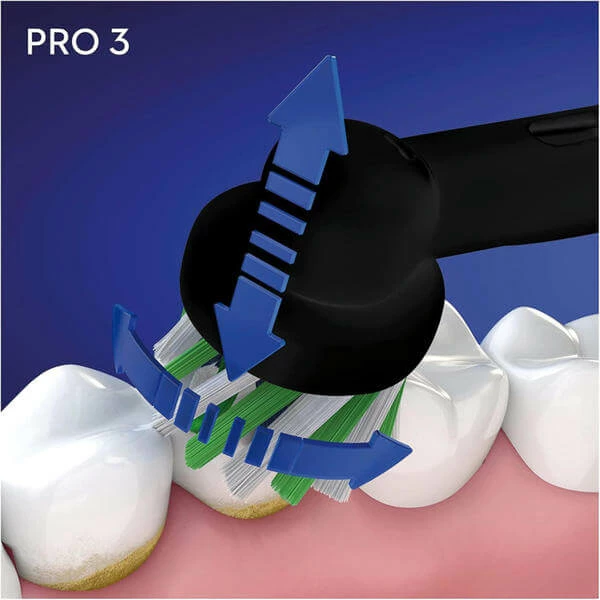Acheter 😉 Oral-B PRO 3 3000 Cross Action Black Ed. - Brosse à Dents électrique ⭐ 2 Acheter 😉 Oral-B PRO 3 3000 Cross Action Black Ed. - Brosse à Dents électrique ⭐ – Image 2