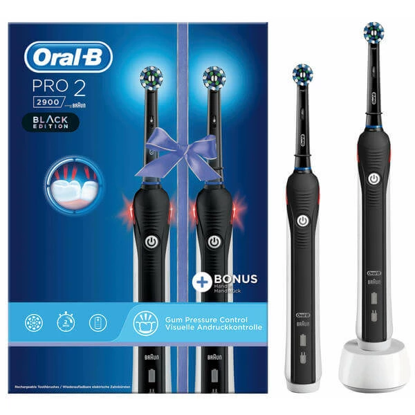 Meilleure affaire ✔️ Oral-B PRO 2 2900 Black - Brosse à Dents électrique 😉 2 Meilleure affaire ✔️ Oral-B PRO 2 2900 Black - Brosse à Dents électrique 😉 – Image 2