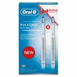 Le moins cher 🧨 Oral-B Pulsonic Slim 1900 + 2e Brosse à Dents - Brosse à Dents à Ultrasons 🌟