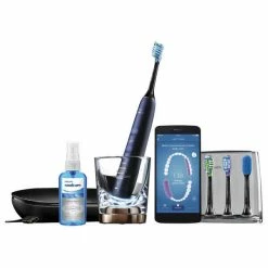 De gros 👍 Philips DiamondClean Smart Bleu HX9954/53 - Brosse à Dents à Ultrasons 🤩