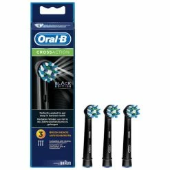 Le moins cher 🛒 Oral-B CrossAction Noir 3er - Accessoires Soins Dentaires 🔥