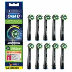 Meilleure vente 🔔 Oral-B CrossAction CleanMaximizer 10pcs Noir - Accessoires Soins Dentaires ❤️