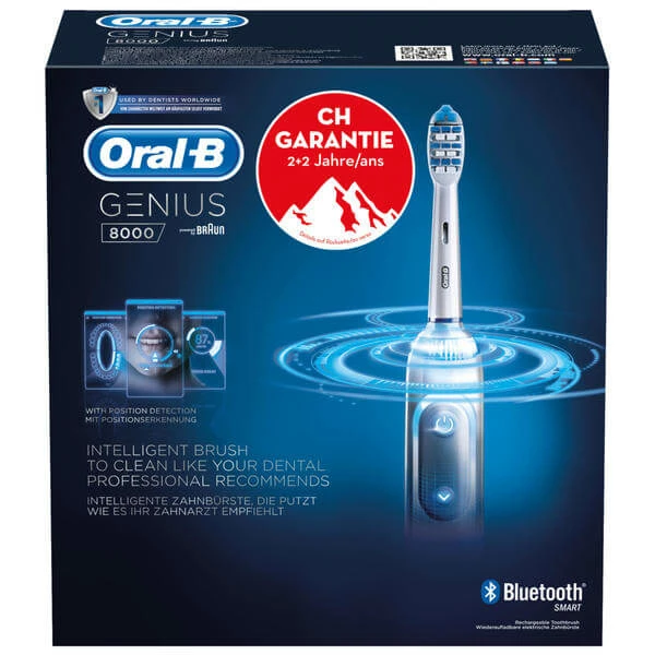 Budget 🔥 Oral-B GENIUS 8000 TriZone - Brosse à Dents à Ultrasons 🛒 2 Budget 🔥 Oral-B GENIUS 8000 TriZone - Brosse à Dents à Ultrasons 🛒 – Image 2