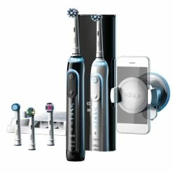 Bon marché 💯 Oral-B Genius 9000 Black And White Duo - Brosse à Dents électrique ✨