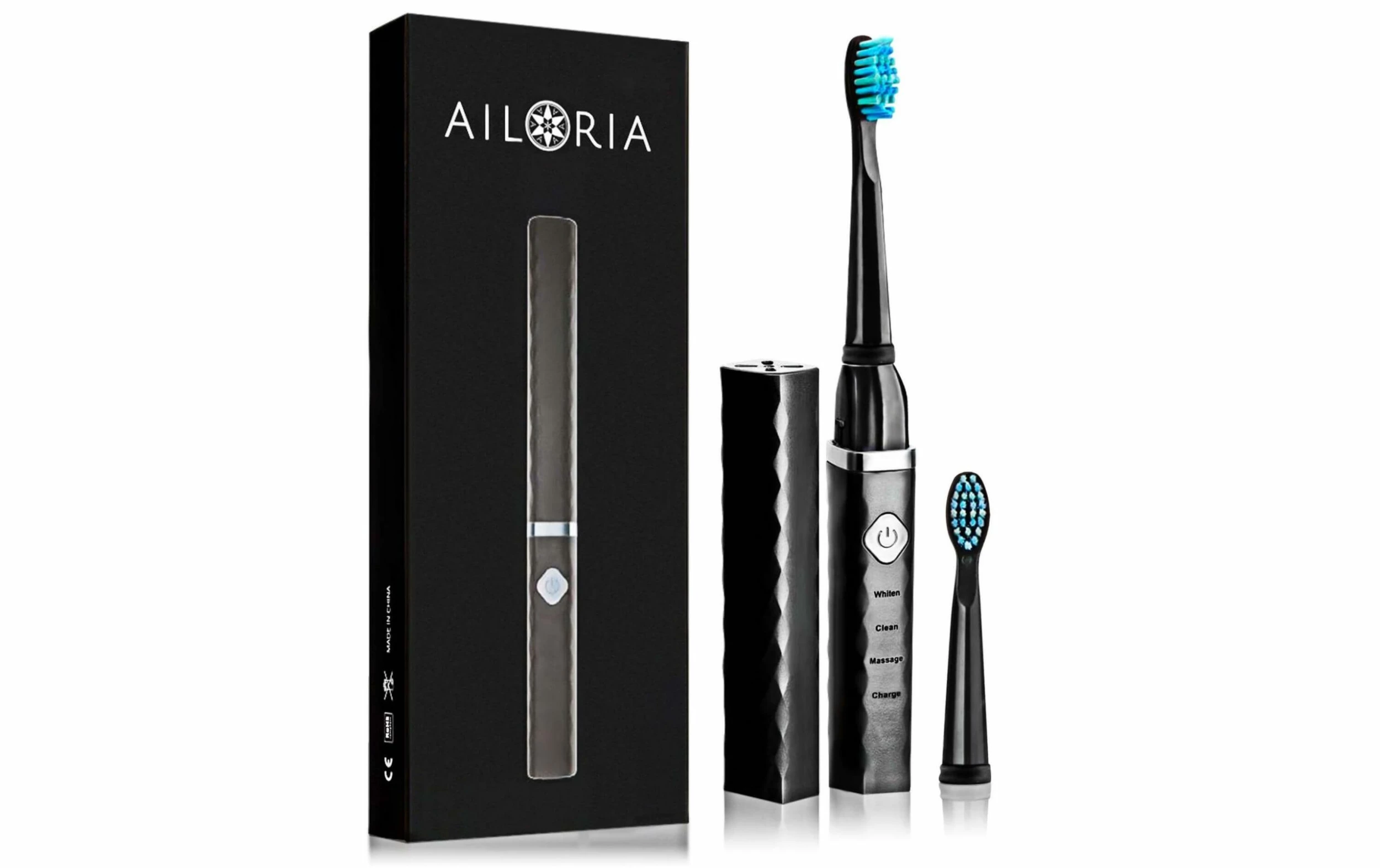 Coupon 😀 Ailoria Brosse à Dents Sonique Flash Travel Noir - Brosse à Dents électrique 💯 1 Coupon 😀 Ailoria Brosse à Dents Sonique Flash Travel Noir - Brosse à Dents électrique 💯