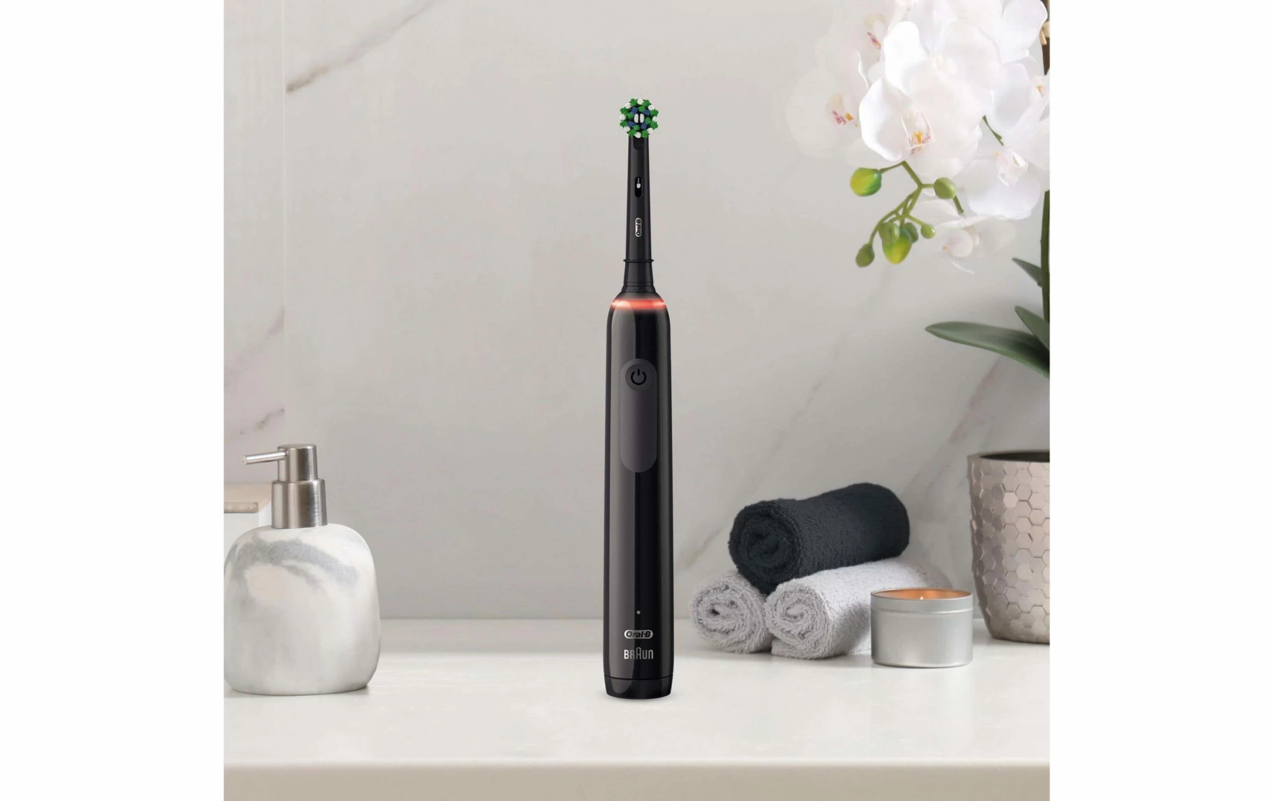 Nouveau 🎉 Oral-B Brosse à Dents Rotative Pro 3 3000 Sensitive Clean, Noir - Brosse à Dents électrique 🔔 3 Nouveau 🎉 Oral-B Brosse à Dents Rotative Pro 3 3000 Sensitive Clean, Noir - Brosse à Dents électrique 🔔 – Image 3